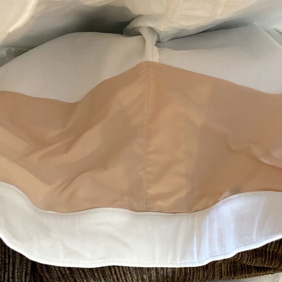 SPANX Women's distressed white ankle skinny jeans jeggings sz L 20229R Pull On - Picture 12 of 15